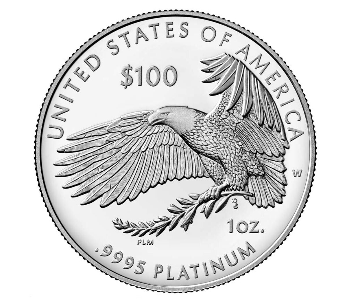 First Amendment to the United States Constitution 2023 Platinum Coin - Freedom of the Press