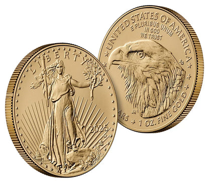 American Eagle 2025 One Ounce Gold Uncirculated Coin