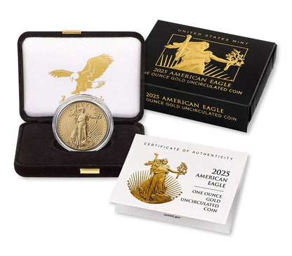 American Eagle 2025 One Ounce Gold Uncirculated Coin