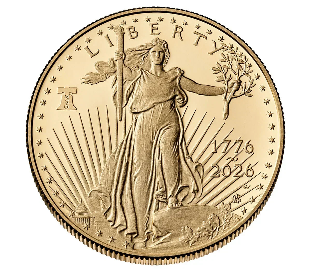 American Eagle 2026 250th Anniversary One Ounce Gold Coin