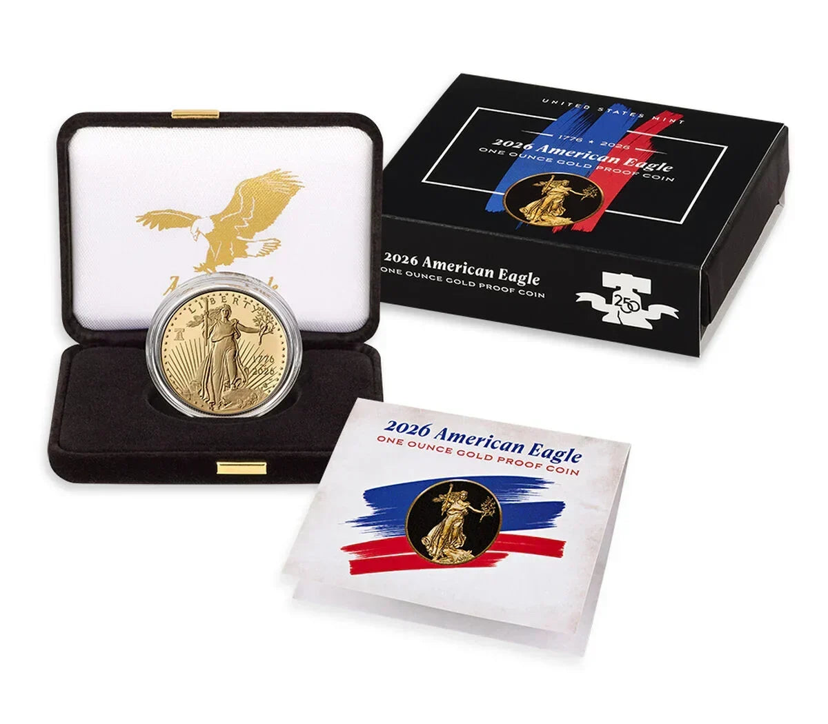 American Eagle 2026 250th Anniversary One Ounce Gold Coin