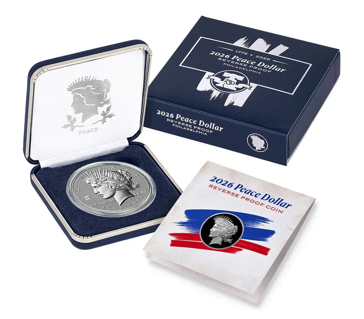 Peace Silver Dollar 2026 Reverse Proof Coin