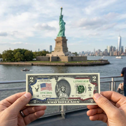 American 250th Anniversary $2 Bill – Statue of Liberty | Genuine Legal Tender